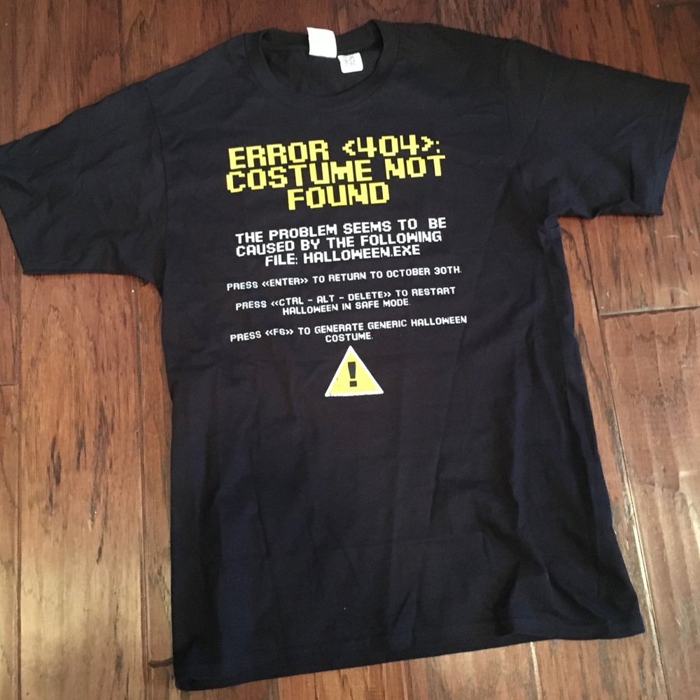 Halloween Error 404 TSHIRT